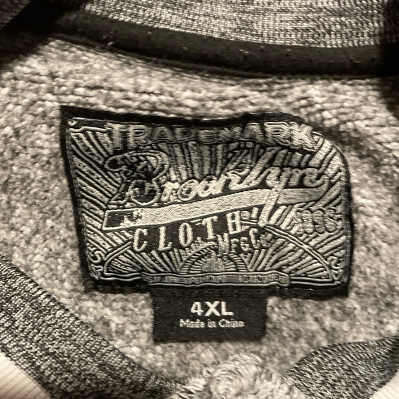 Brooklyn Cloth Gray Button-Up Sweater - Picture 4 of 12